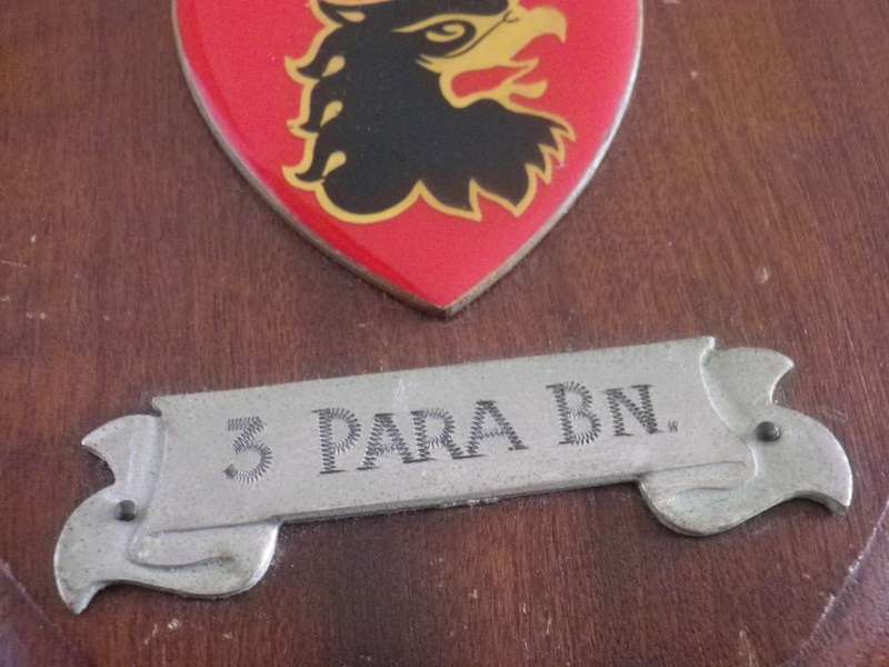 SADF - 3 PARA BATTALION PLAQUE    (8893)