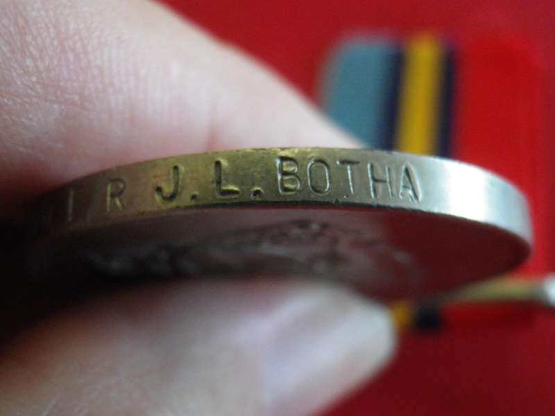 RHODESIA - FULL SIZE GENERAL SERVICE MEDAL (GSM)  TO - 24993Q F/R J.L. BOTHA. -UNRESEARCHED  (134)