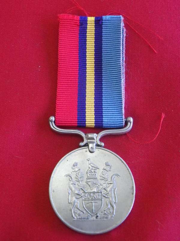 RHODESIA - FULL SIZE GENERAL SERVICE MEDAL (GSM)  TO - 24993Q F/R J.L. BOTHA. -UNRESEARCHED  (134)