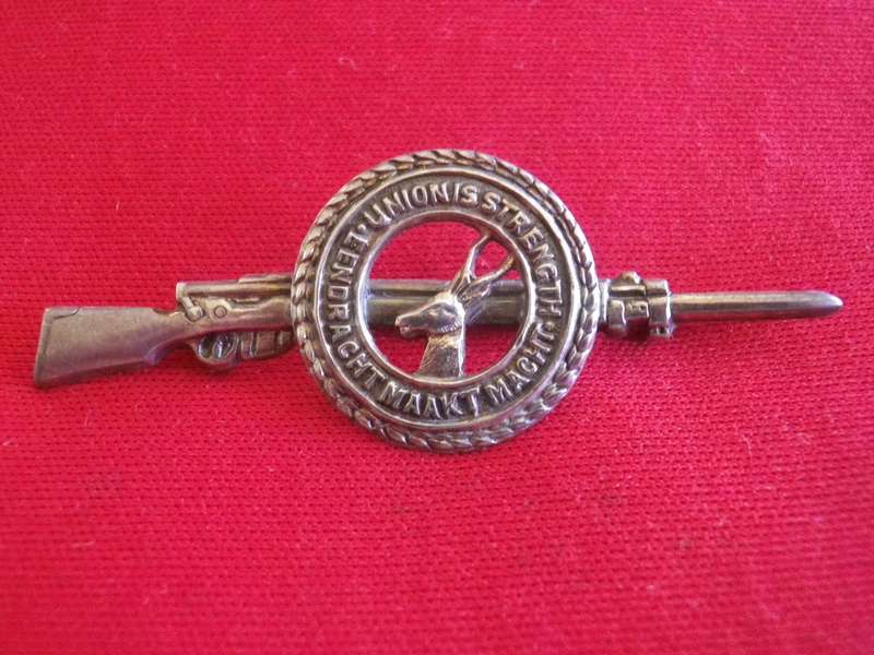 SOUTH AFRICA UNION FORCES - WW1  STERLING SILVER  TIE PIN                 (110)