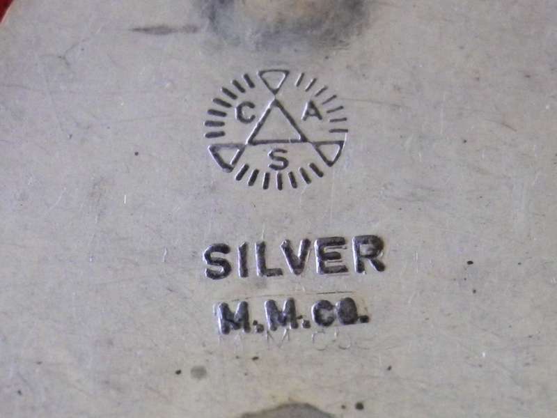 RHODESIAN AFRICAN RIFLES - OFFICERS SILVER BADGE FOR SLOUCH HAT    - SEE BELOW     (8684)