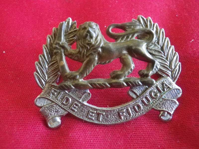 RHODESIAN PAY CORPS - BI METAL CAP BADGE              (8723)
