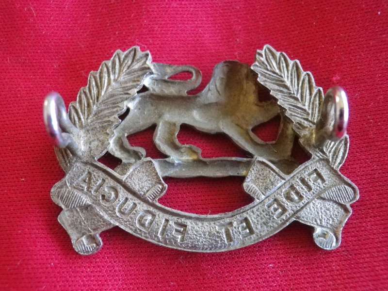 RHODESIAN PAY CORPS - BI METAL CAP BADGE              (8723)