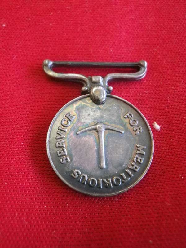 RHODESIA -  MINIATURE MEDAL FOR MERITORIOUS SERVICE (MSM)    - NO RIBBON     (141)