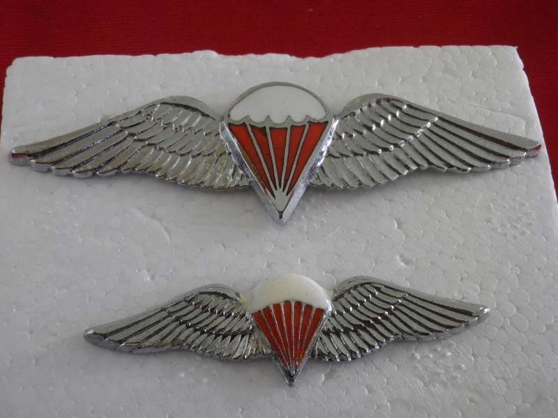 SADF - SA PARA FREE FALL CHROME + ENAMEL WINGS - FULL + MESS DRESS  (8863)