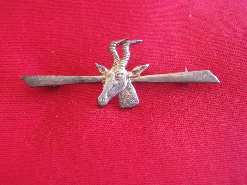 SOUTH AFRICA / BRITISH EAST AFRICA FORCES ? - SILVER TIE PIN    (116)