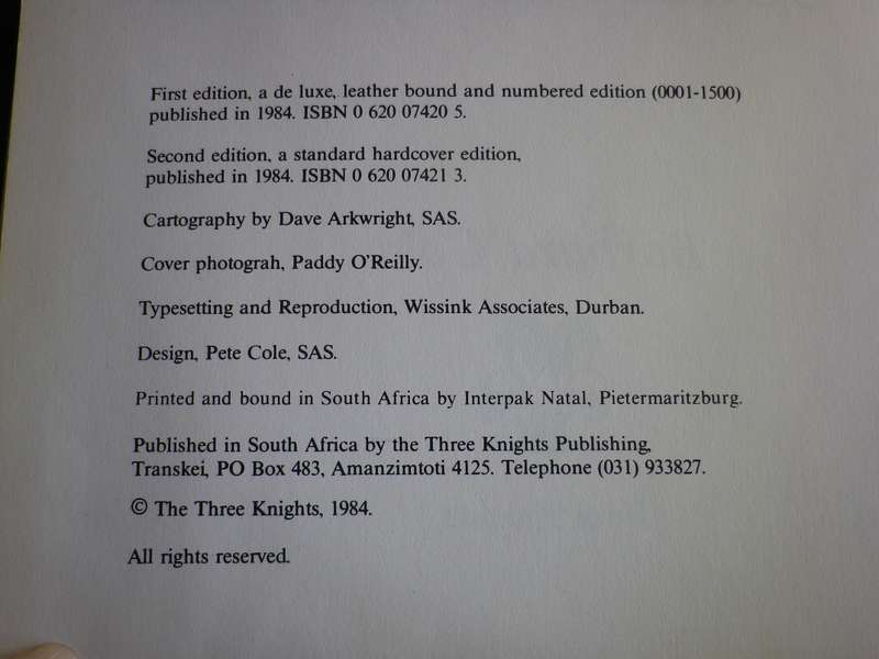 "THE ELITE - STORY OF RHODESIAN SAS" BY COLE - HC 449 Pgs.    (8657)