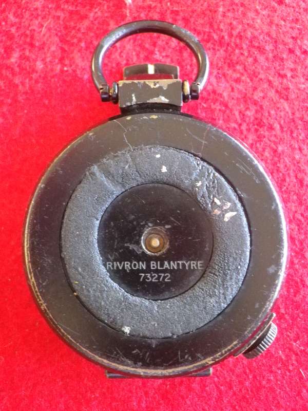 RHODESIAN ARMY - PRISMATIC MARCHING COMPASS + POUCH - STAMPED RA1816- READ MORE BELOW  (8973)