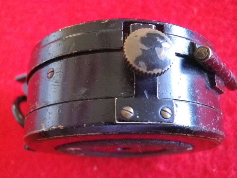 RHODESIAN ARMY - PRISMATIC MARCHING COMPASS + POUCH - STAMPED RA1816- READ MORE BELOW  (8973)