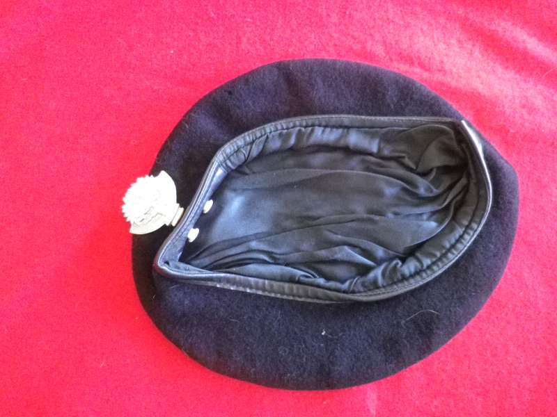 SADF - REGIMENT VRYSTAAT BERET + ARMOUR BALKIE - RIM  54CM / 21.25"    (8955)