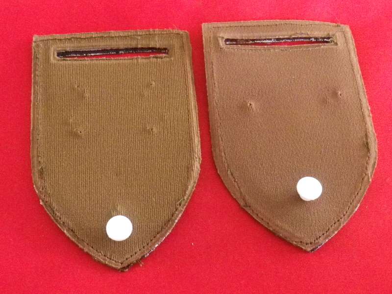 SADF - 44 PARA BRIGADE - 3 PARA BN. FACING PAIR SUBDUED SHOULDER FLASHES (8876)