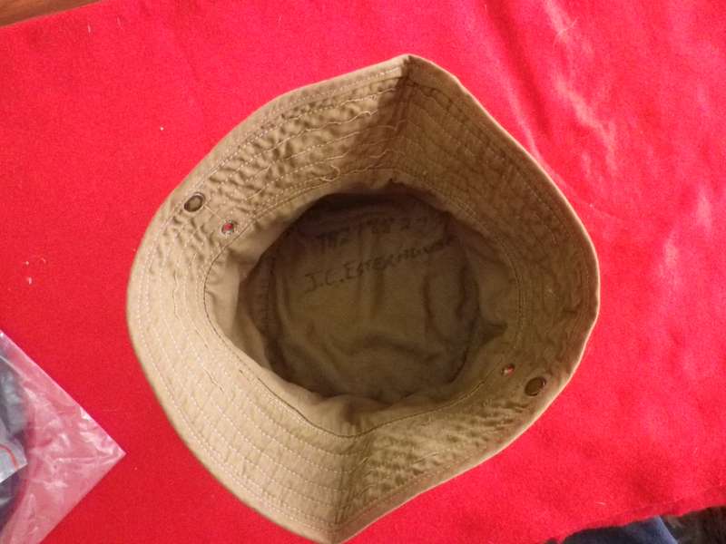 SADF - EARLY "BOSHOED" - SOME WEAR AND INSCRIBED - RIM 57CM/22.5"     (8647)