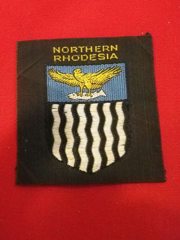 NORTHERN RHODESIA SILK PATCH                       (8983)