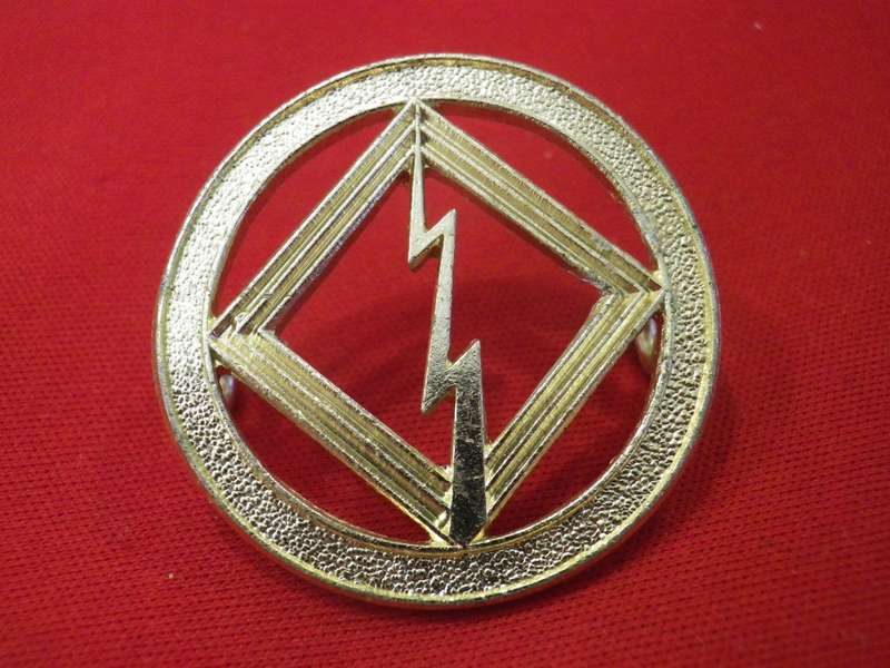 RHODESIA BSAP - ANODISED RADIO OPERATORS SLEEVE BADGE           (8981)