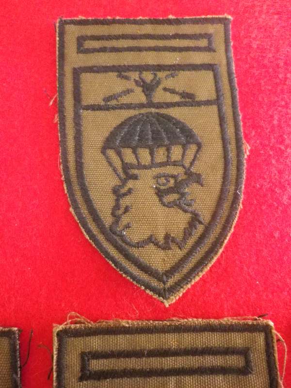 SADF - 44 PARA LOT - 7 SUBDUED FLASHES - UNIT LIST BELOW    (8877)