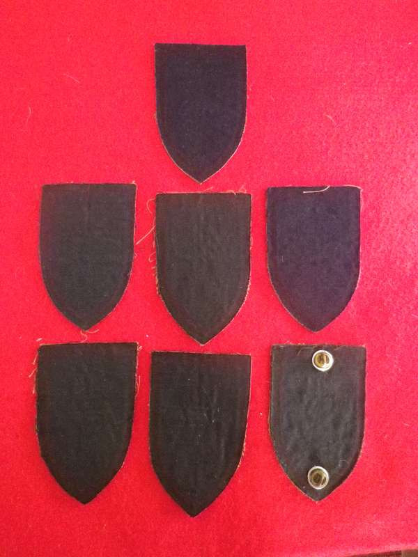 SADF - 44 PARA LOT - 7 SUBDUED FLASHES - UNIT LIST BELOW    (8877)