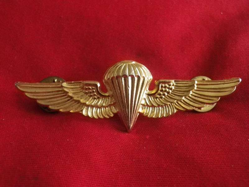 USA NAVY / US MARINE CORPS.  - GILT JUMP WINGS               (179)