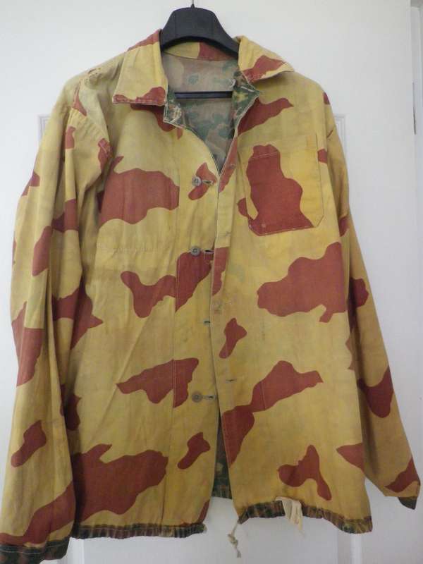 RHODESIAN BUSH WAR PICK UP - ZIPRA REVERSIBLE CAMMO JACKET - JUNGLE/DESERT PATT. SEE BELOW  (8923)