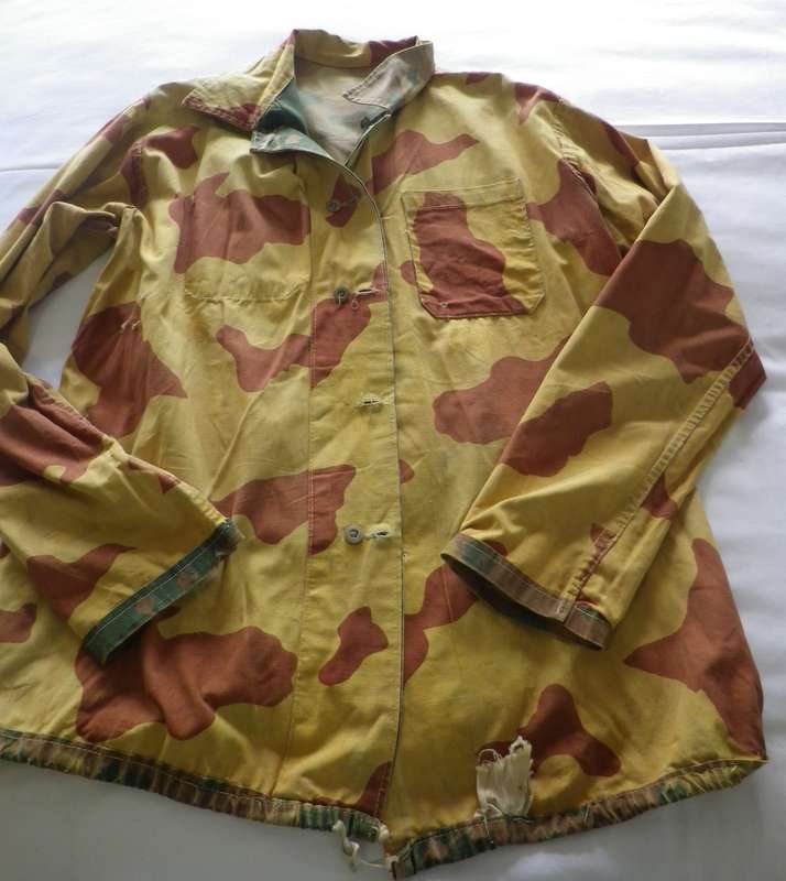 RHODESIAN BUSH WAR PICK UP - ZIPRA REVERSIBLE CAMMO JACKET - JUNGLE/DESERT PATT. SEE BELOW  (8923)