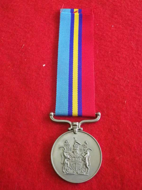 RHODESIA - FULL SIZE GENERAL SERVICE MEDAL (GSM)  TO -  23441D F/R GODDARD J.E. - UNRESEARCHED (154)