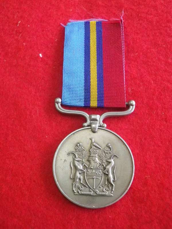 RHODESIA - FULL SIZE GENERAL SERVICE MEDAL (GSM)  TO 82656 RFN P.R. HAMPSHIRE - UNRESEARCHED  (156)