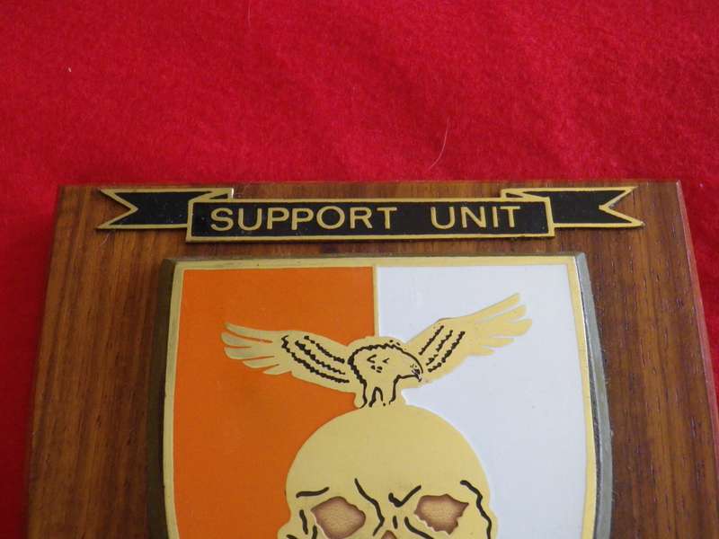 RHODESIA - BSAP SUPPORT UNIT "DELTA TROOP " PLAQUE - SCARCE   (8940)