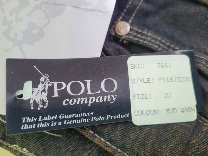 Unused...POLO Men`s Classic Casual Jeans  (Size32)