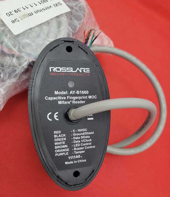 NEW/UNBOXED...Rosslare (AY-B1660) Full Fingerprint Match-On-Card-Reader (LAST ONE)