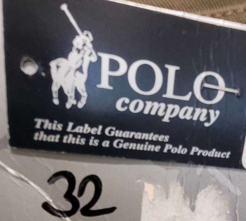UNUSED Size 32 ORIGINAL POLO Khaki  Pants