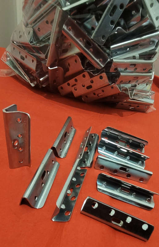 Unused.. Upholstery Repairs WEBBING CLIPS. (Bid Per 10-Piece Pack)