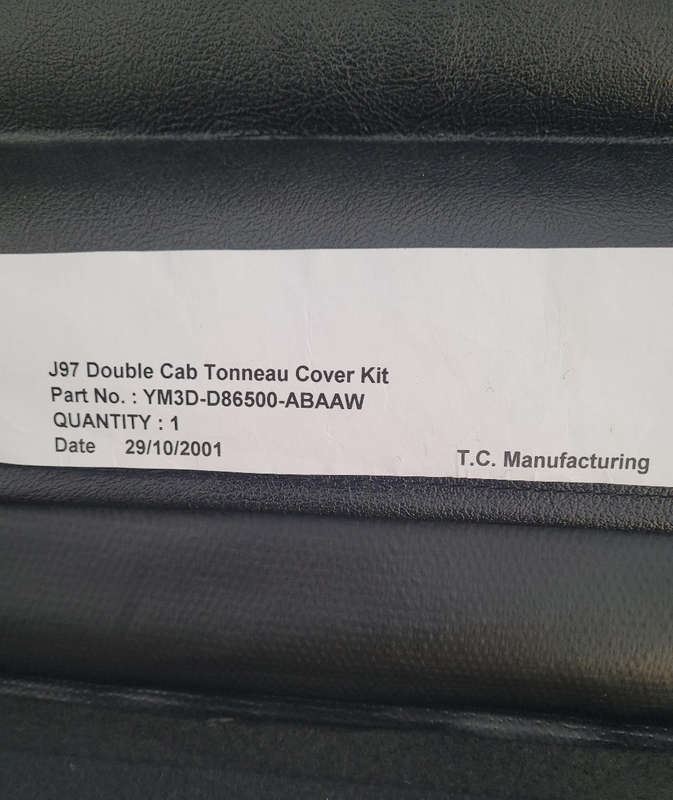 J97 Double Cab  Tonneau Cover Kit. Part No. (YM3D-D86500-ABAAW)