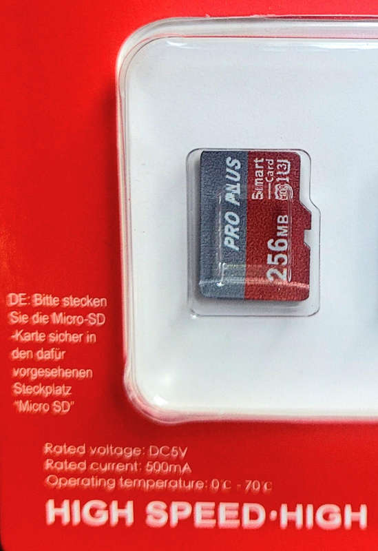 256 GB memory card