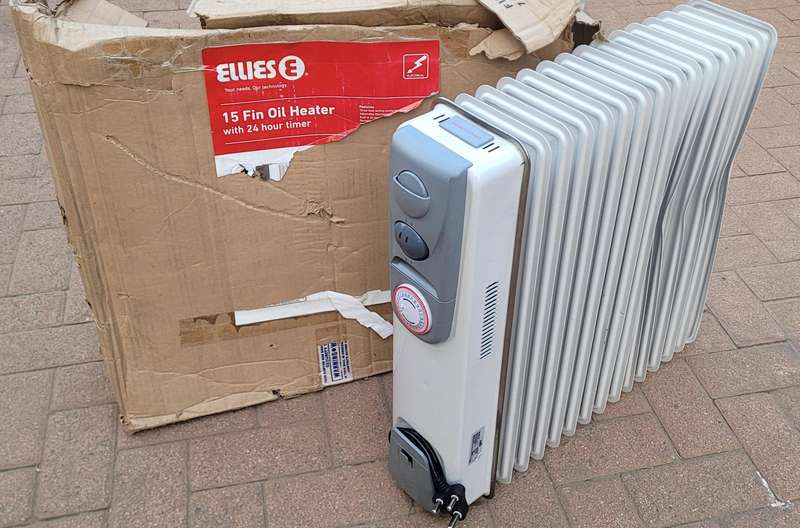 ELLIES 15 Fin Oil Heater