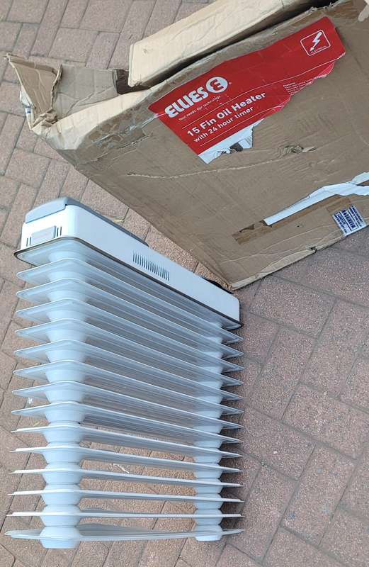 ELLIES 15 Fin Oil Heater