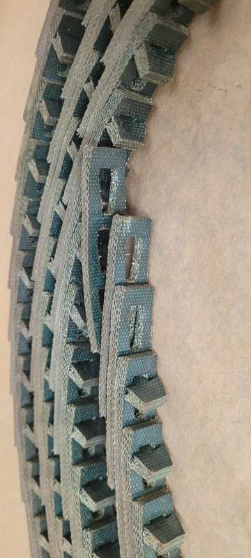 LAST ONE...2m Adjustable Motor-Power Twist V-Belt,  20mm Width