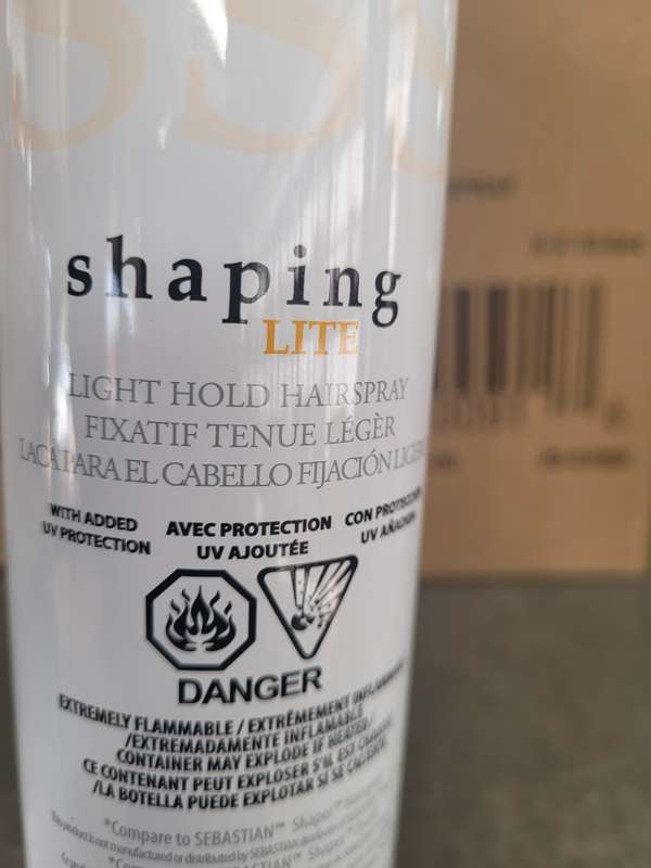 Shaping Lite 300g Flexible Hold Hair Spray - For All Hair Styles (Bid Per Can)