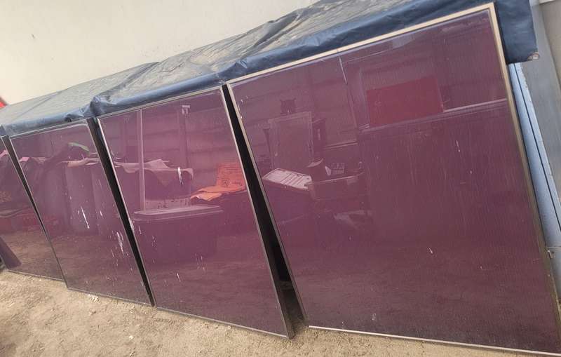 COLLECTION ONLY ...100w High Quality CLEAN USED Solar Panels (Bid Per Piece)