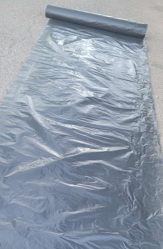 20m UNUSED Quality Thick Drop Sheet/Paving Plastic. (Bid Per Piece)