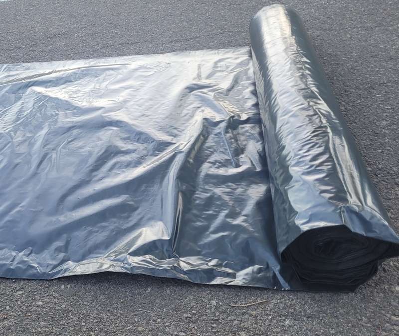 20m UNUSED Quality Thick Drop Sheet/Paving Plastic. (Bid Per Piece)