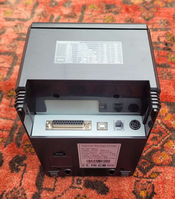 PINNPOS Thermal Receipt  Printer (Q801). UNIT ONLY as pictured
