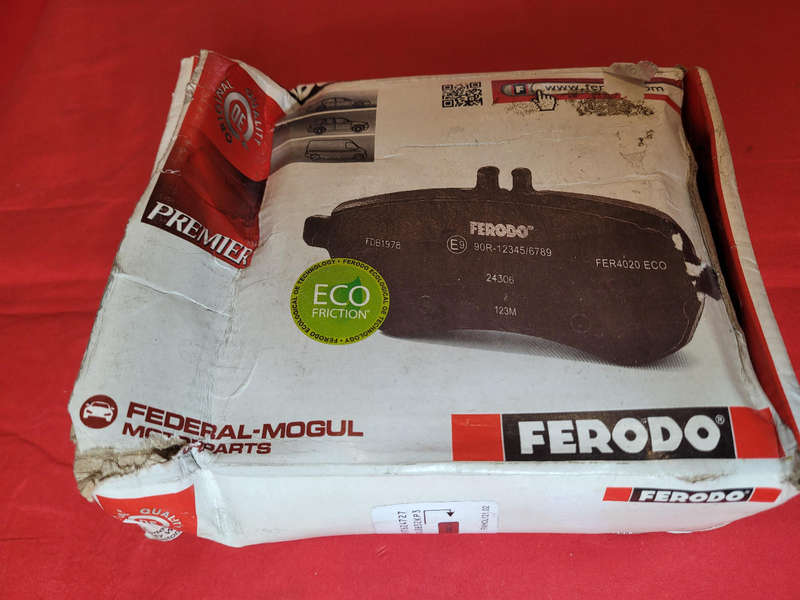 ISUZU ORIGINAL FERODO ECO-FRICTION Premiere Brake Pads (Part: FDB1816) Details In Pics