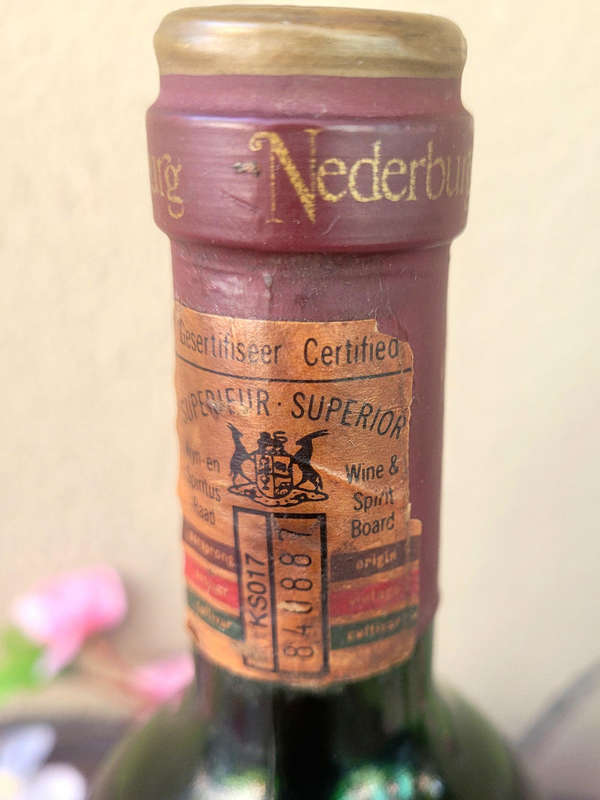 Collector`s Vintage Wine Collection. NEDERBERG PAARL: 1976 CERTIFIED & NUMBERED KS017  840887
