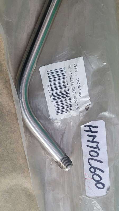 24" Stainless Steel Welding Tube (Bid Per Piece)