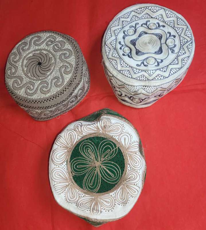 Muslim Prayer Caps.   Bid Per Lot
