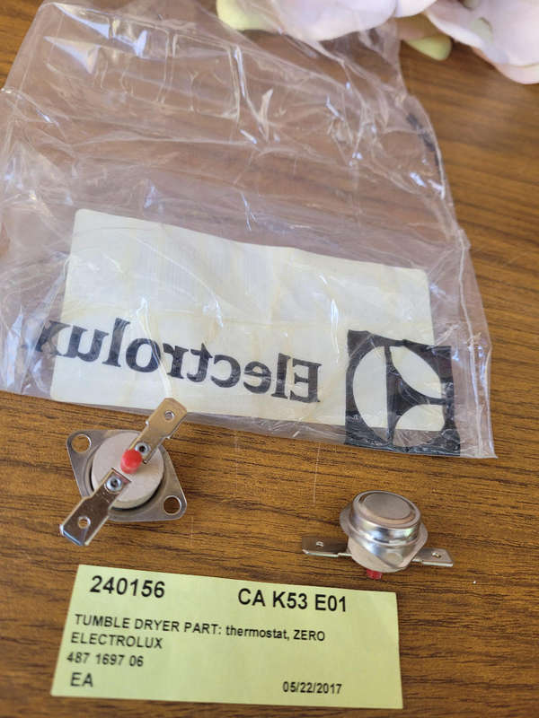 Electrolux Tumble Dryer GENUINE Replacement Thermostat Switch (BID PER PIECE)!!!