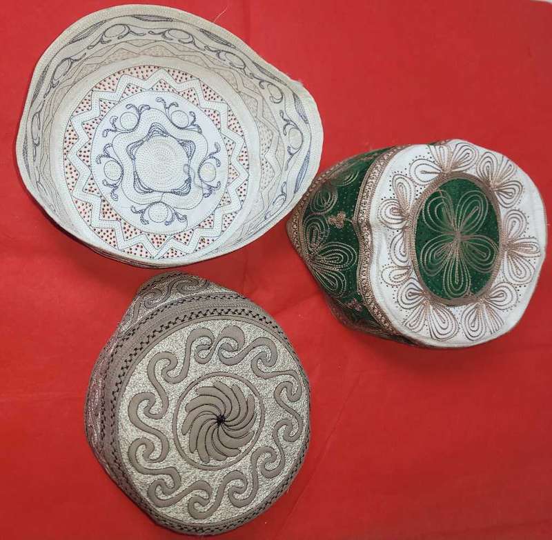 Muslim Prayer Caps.   Bid Per Lot