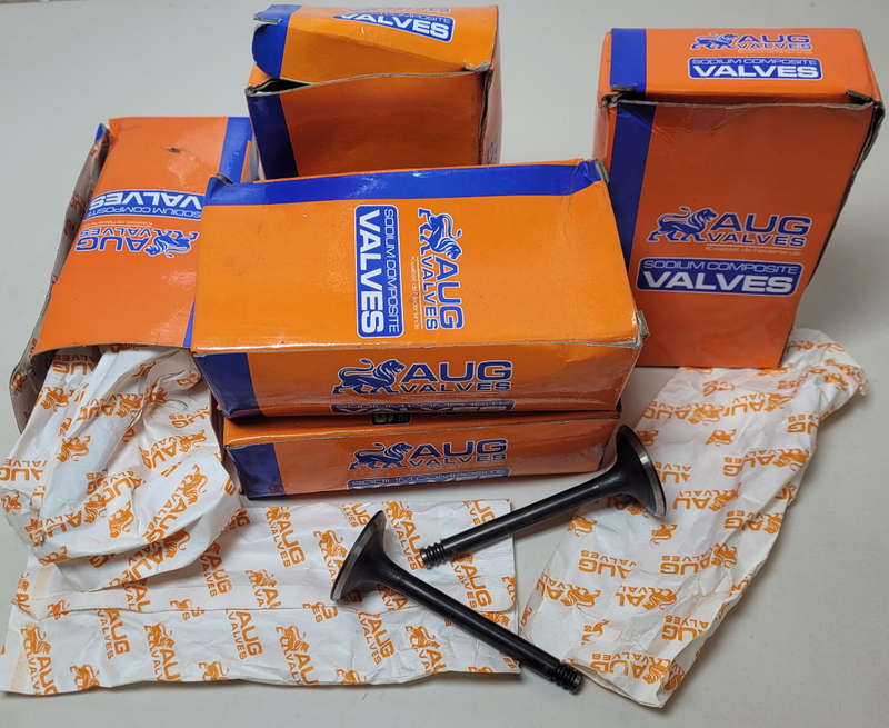 AUG 4-Piece EXPORT QUALITY Sodium Composite Engine Valves V237687 (90mm H x 38mm Diameter)