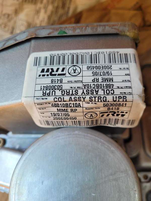RAND NEW NISSAN MICRA Electric Steering Column (See Pictures For Model Numbers)