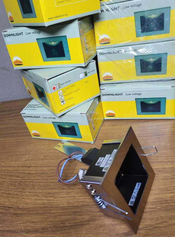 RADIANT High Quality Stainless Steel Low Voltage Down Light (CB51).   Bid Per Piece.    LAST ONES...
