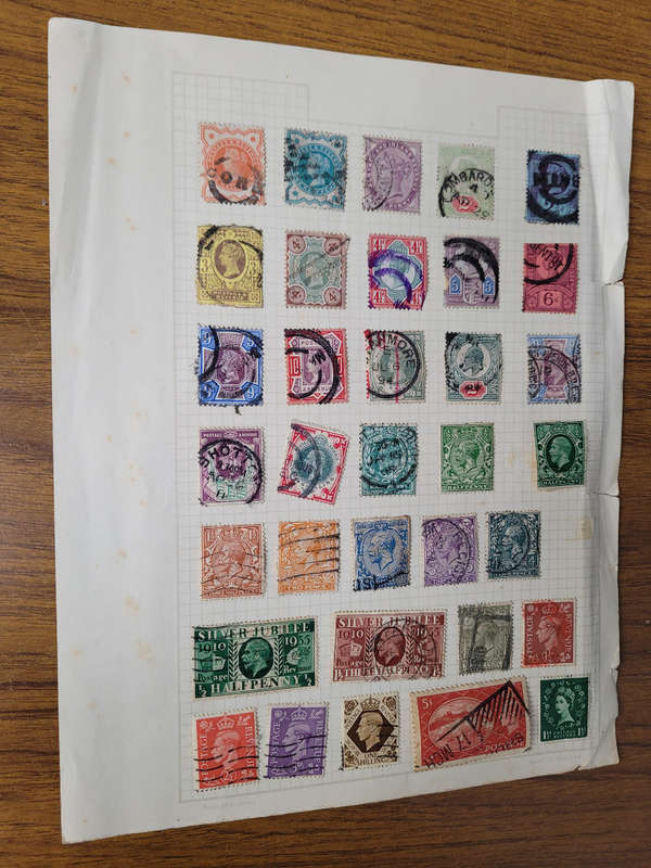 1887 QV JUBILEE Stamp Issues And Others On Album Page